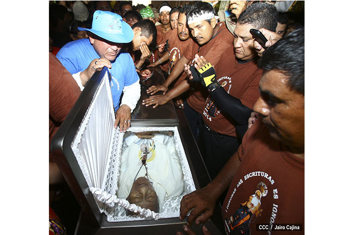 Pueblo católico de Masaya lamenta fallecimiento de “Papa Tano”