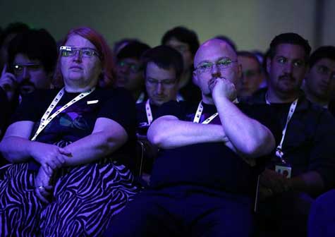 En Google I/O, muchos ya llevan las gafas futuristas Google Glass