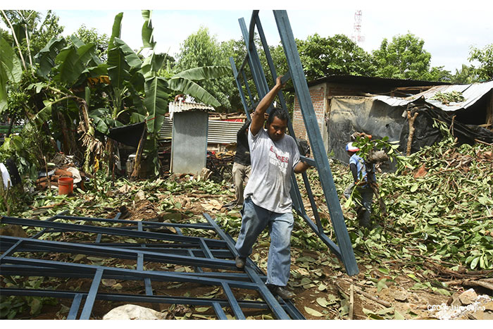 Trabajos de reconstrucción avanzan a paso firme en Ometepe