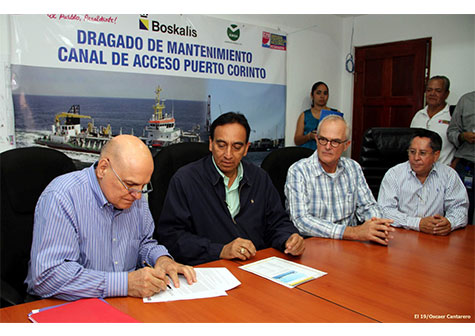 Gobierno Sandinista emprenderá dragado en Puerto Corinto