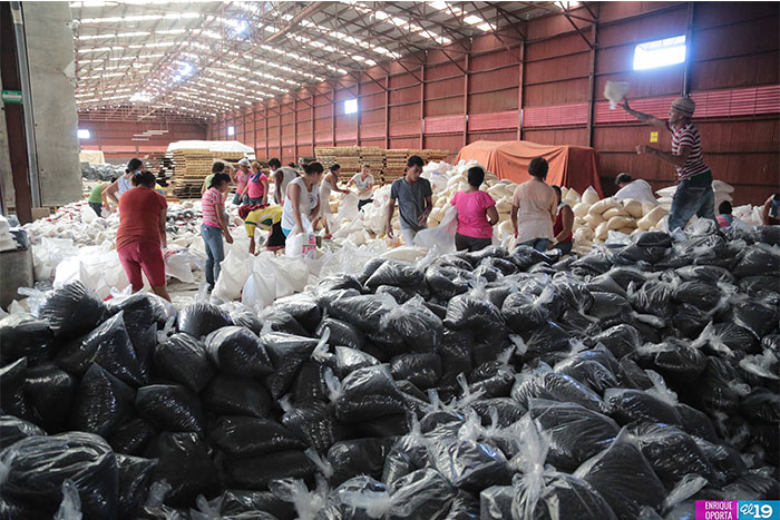 Gobierno envía más de 5 mil paquetes alimentarios al Caribe Norte