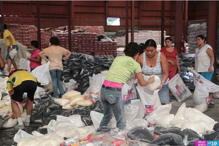 Gobierno envía más de 5 mil paquetes alimentarios al Caribe Norte