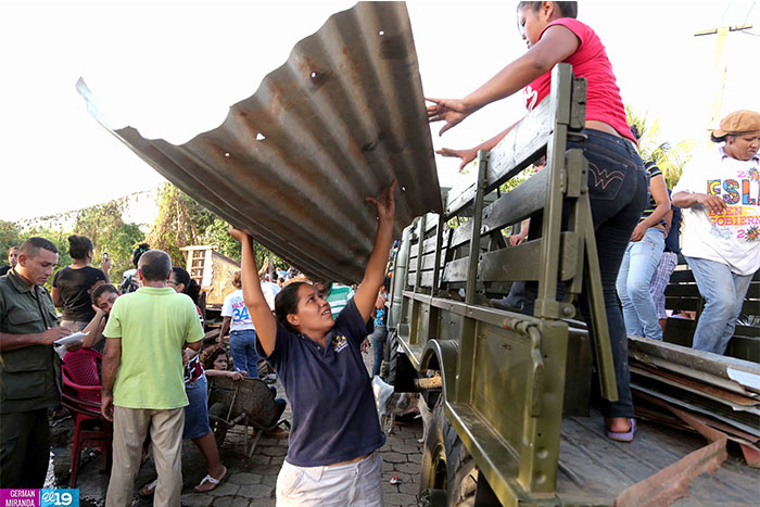 Continúan trabajos de mitigación y evacuación de las familias en puntos críticos de Managua