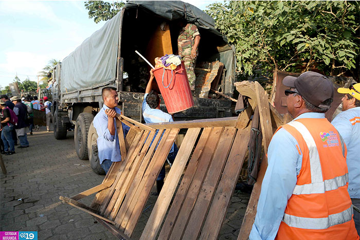 Continúan trabajos de mitigación y evacuación de las familias en puntos críticos de Managua