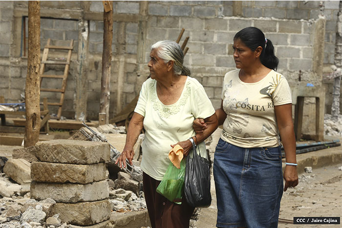 Gobierno continúa garantizando bienestar de familias del 18 de Mayo