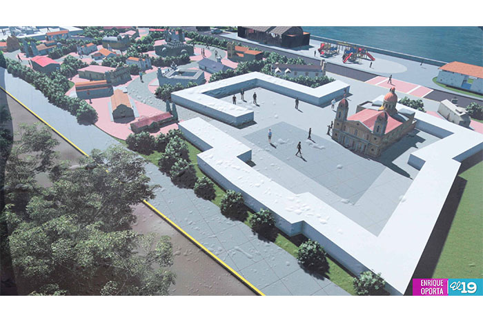 Avanza construcción de tercera etapa del Paseo Xolotlán