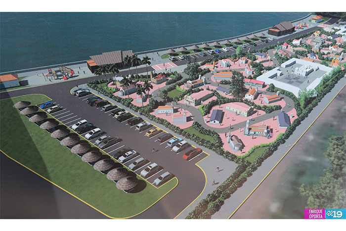 Avanza construcción de tercera etapa del Paseo Xolotlán