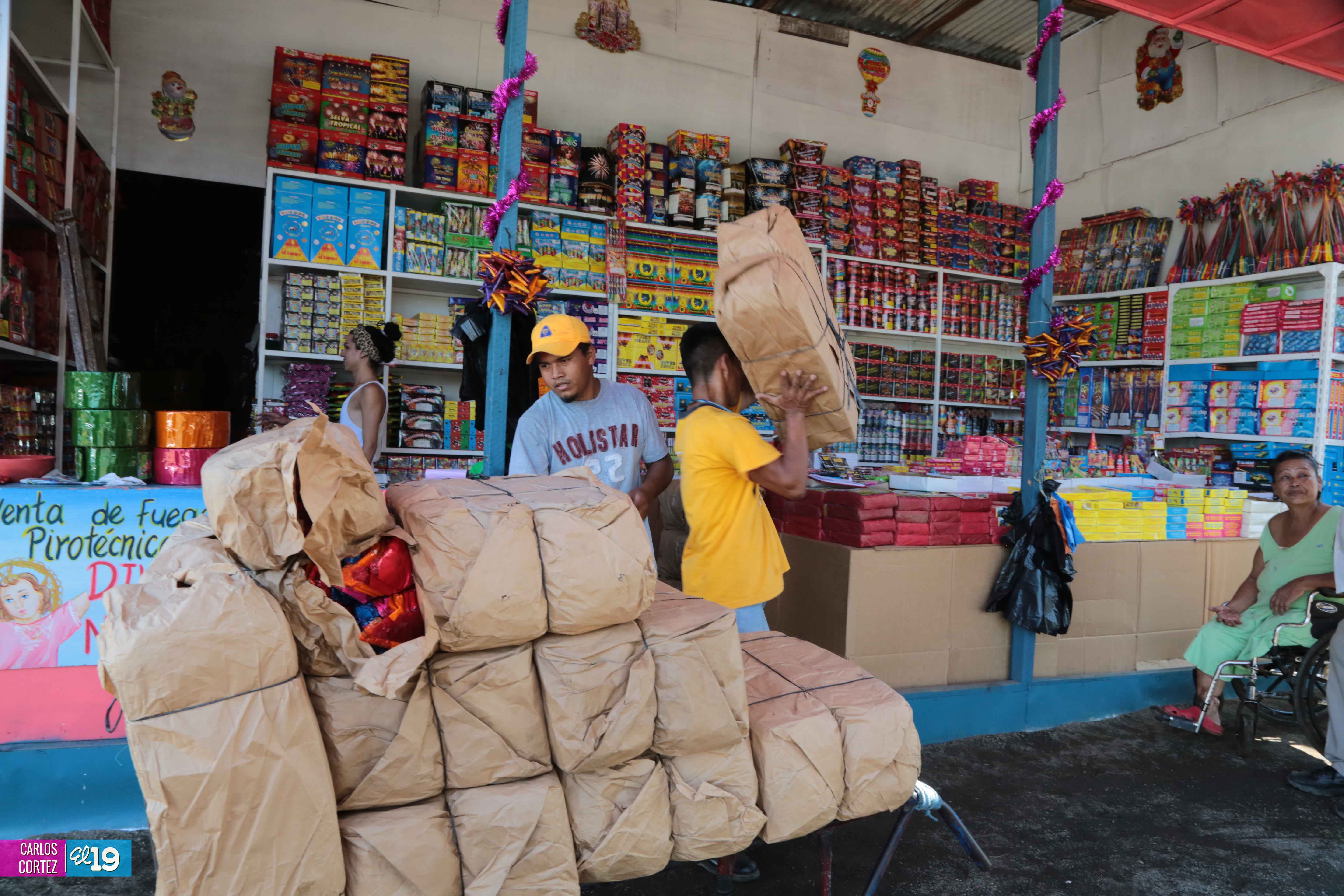 Comerciantes de pólvora muy entusiasmados con ventas