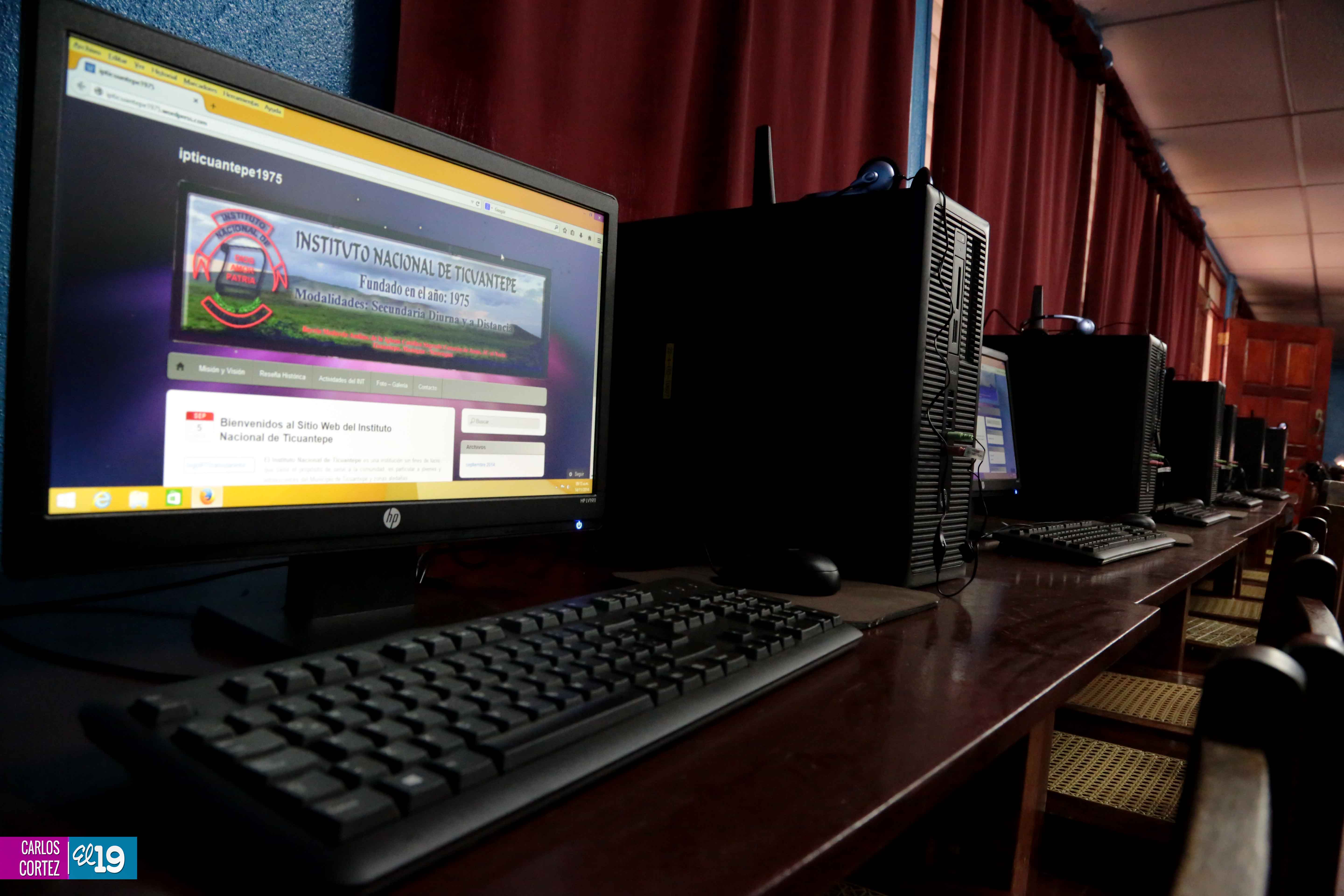 Aulas de Tecnología garantizan el desarrollo académico de estudiantes de Ticuantepe