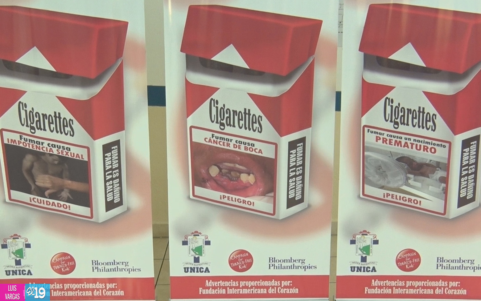 Estudio revela alta concentración de humo de tabaco en lugares cerrados