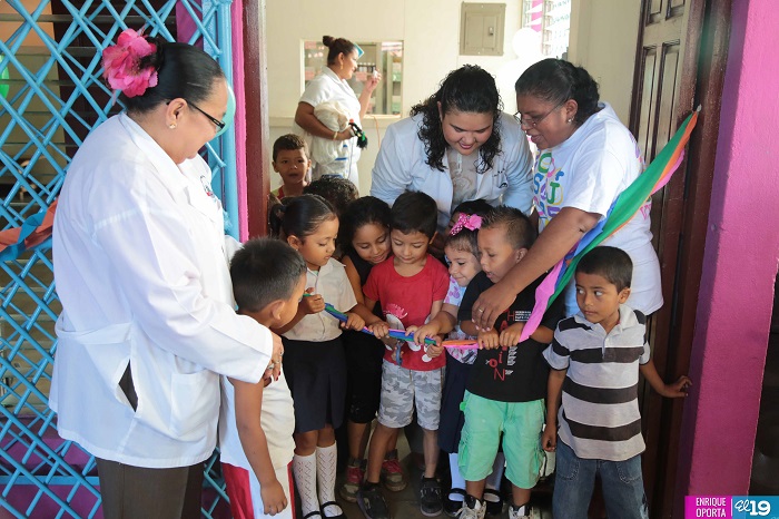 Inauguran rehabilitación de puesto médico en Acahualinca