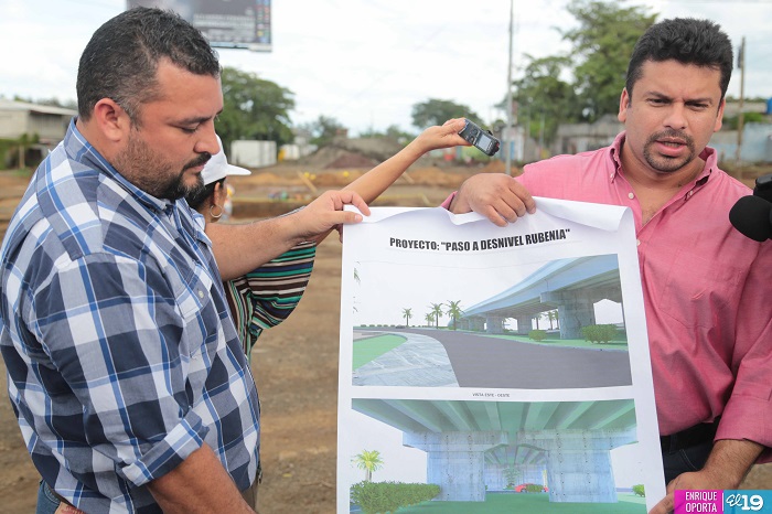 Avanza construcción del paso a desnivel Rubenia