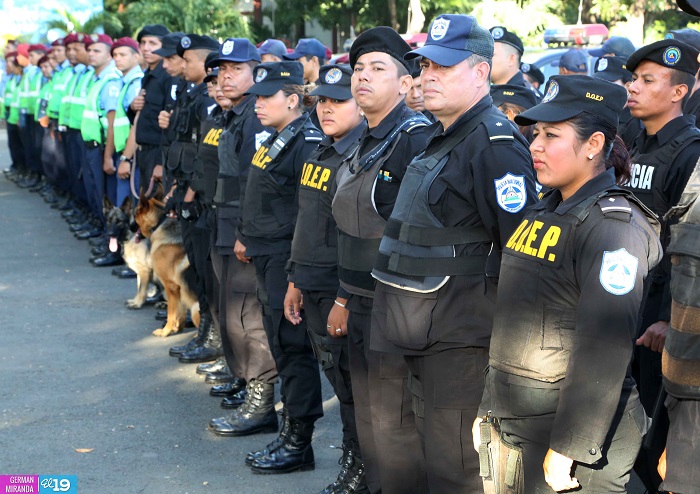 Policía Nacional arranca plan de seguridad Diciembre en Nicaragua 2014