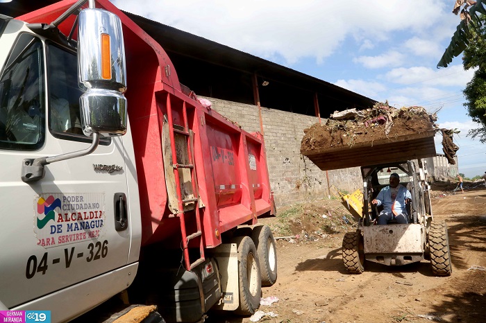 Intensa jornada de limpieza, fumigación y concientización en barrios de Managua