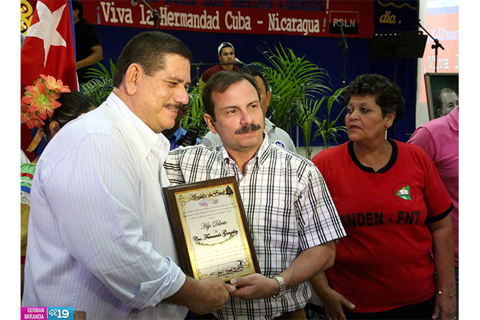 Estelí recibe histórica visita del héroe cubano Fernando González Llort