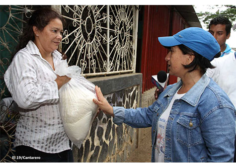 Promotoría Solidaria entrega Paquetes Alimentarios en Barrio José Santos López