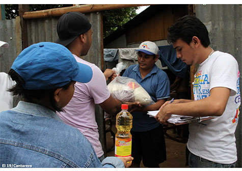 Promotoría Solidaria entrega Paquetes Alimentarios en Barrio José Santos López
