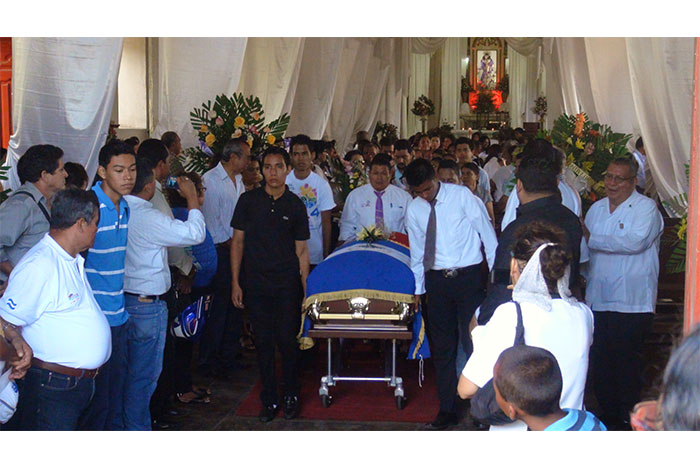 Dan último adiós a Felicita Zeledón en Posoltega