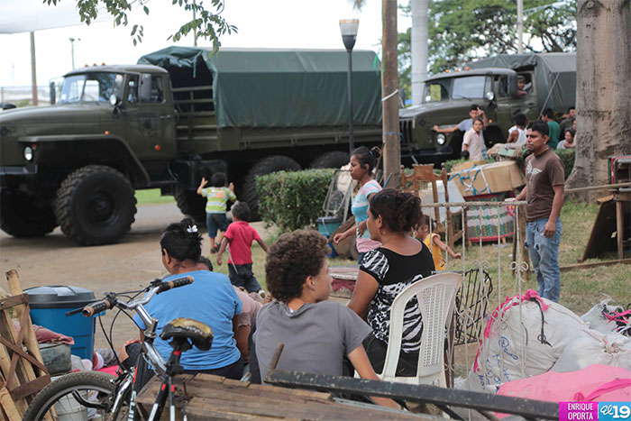 Inicia traslado de familias a ciudad Belén
