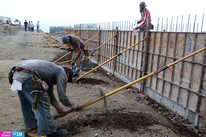 Avanza construcción de segunda etapa del Paseo Xolotlán