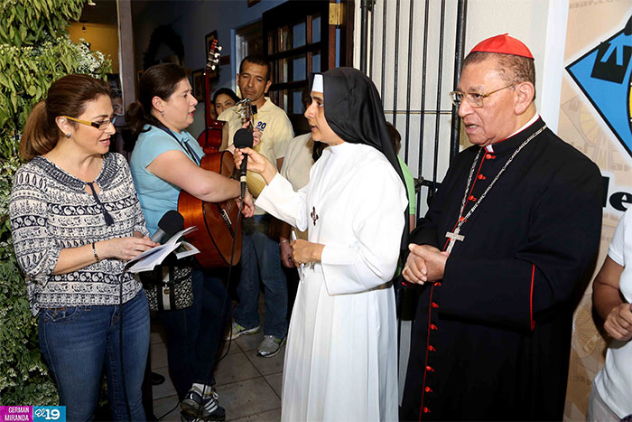 Cardenal Miguel insta a los nicaragüenses a seguir el ejemplo de María