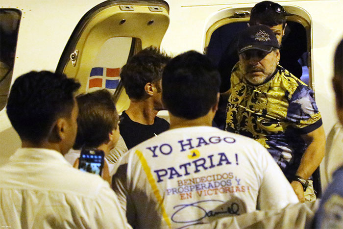 Arriba a Nicaragua Diego Armando Maradona