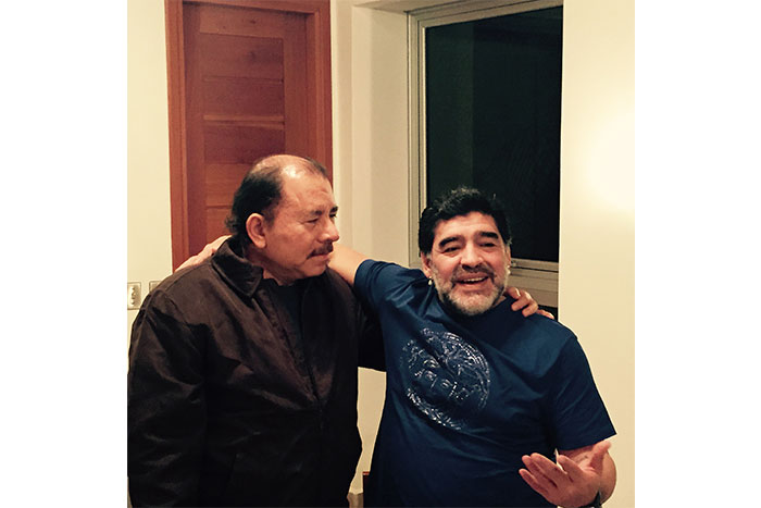 Presidente Daniel sostiene encuentro con Diego Armando Maradona