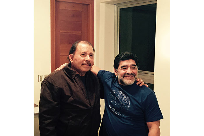 Presidente Daniel sostiene encuentro con Diego Armando Maradona