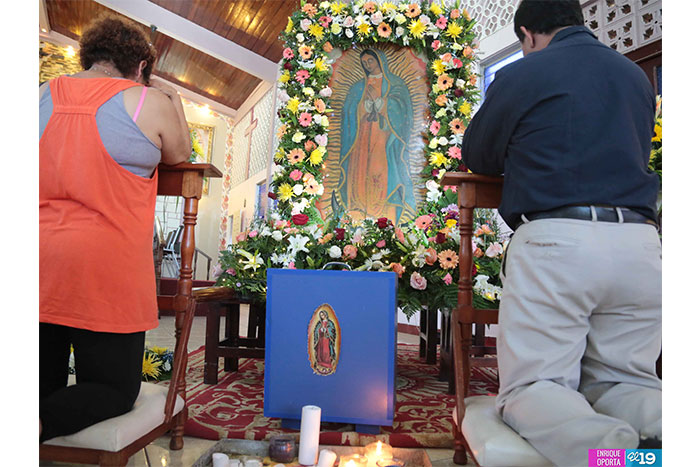 Pobladores de Monseñor Lezcano celebran a la Virgen de Guadalupe