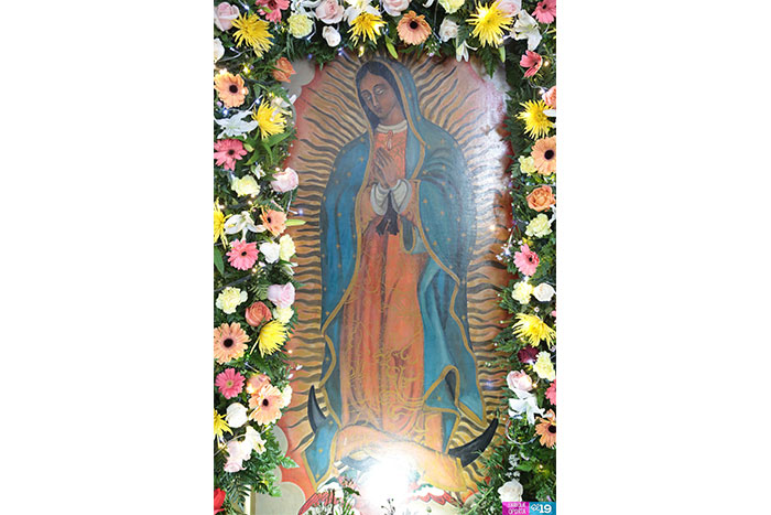 Pobladores de Monseñor Lezcano celebran a la Virgen de Guadalupe