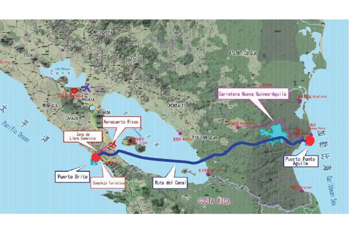 Arrancan hoy obras de construcción del Gran Canal de Nicaragua