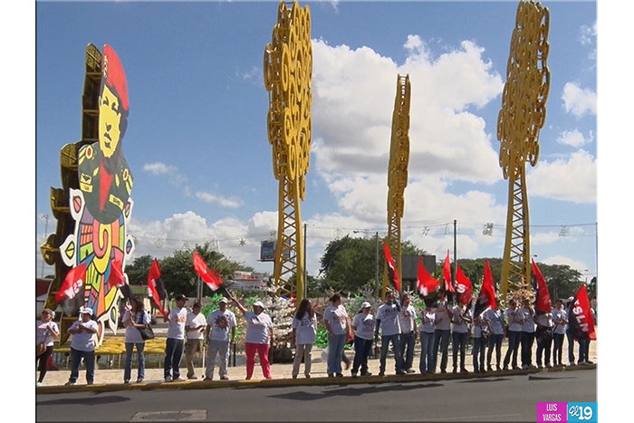 Nicaragüenses manifiestan en las calles alegría por inicio de construcción del Gran Canal de Nicaragua