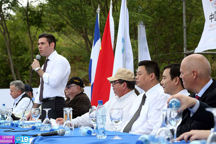 Realizan acto de inauguración de obras del Gran Canal en Rivas