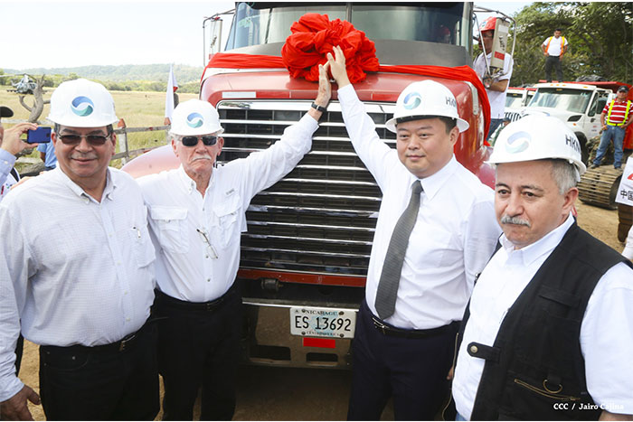 Realizan acto de inauguración de obras del Gran Canal en Rivas