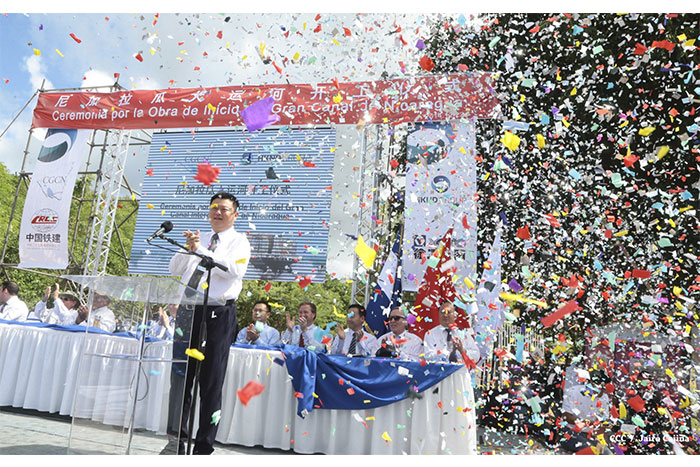 Realizan acto de inauguración de obras del Gran Canal en Rivas