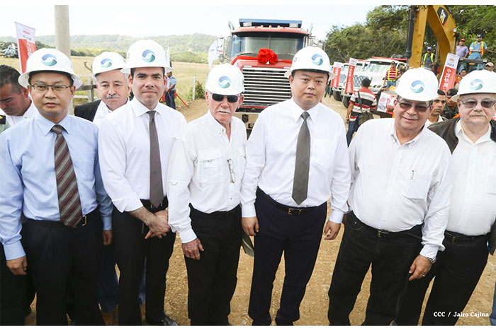 Realizan acto de inauguración de obras del Gran Canal en Rivas