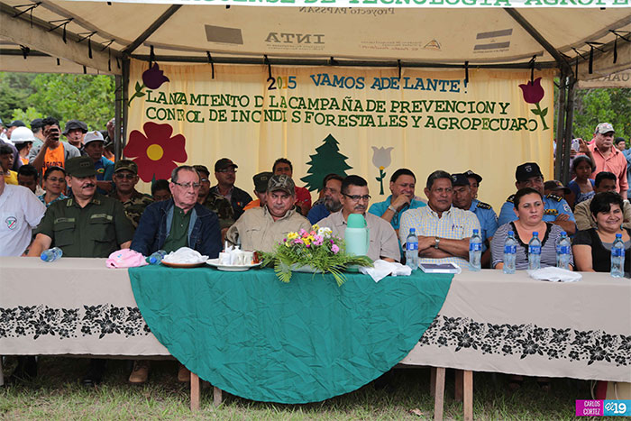 Lanzan campaña de prevención y control de incendios forestales en Nicaragua