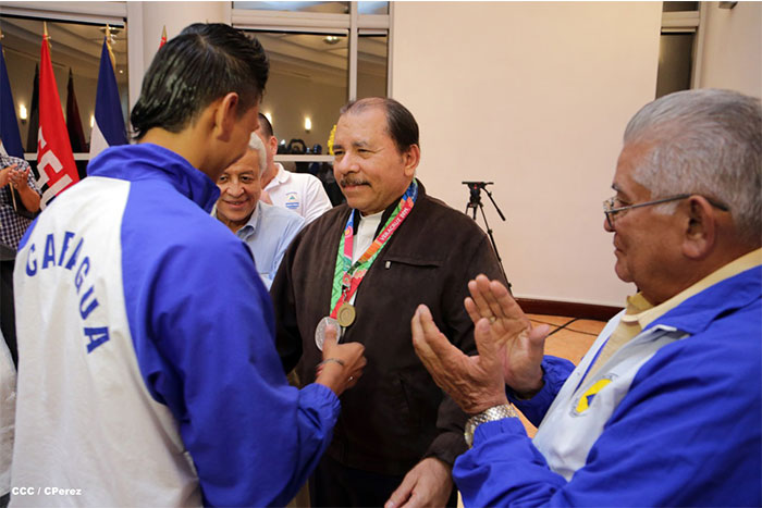 Presidente Daniel sostiene encuentro con medallistas de Juegos Centroamericanos y del Caribe