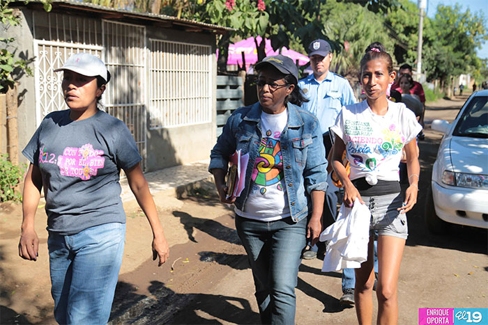 Continúan visitas casa a casa de consejerías móviles en barrios de Managua