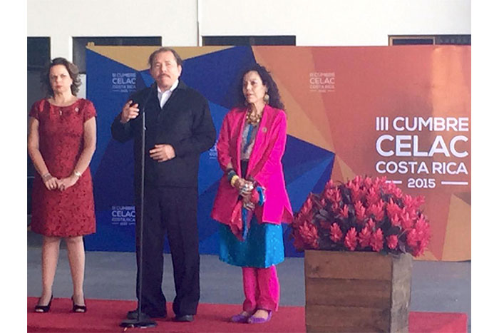 Presidente Daniel y Compañera Rosario en Costa Rica para participar en III Cumbre CELAC (VIDEO Y FOTOS)