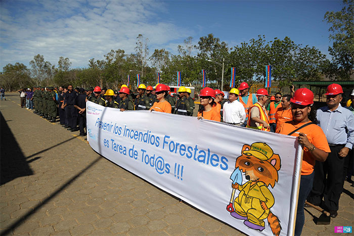Managua y Masaya listas contra incendios forestales y agropecuarios