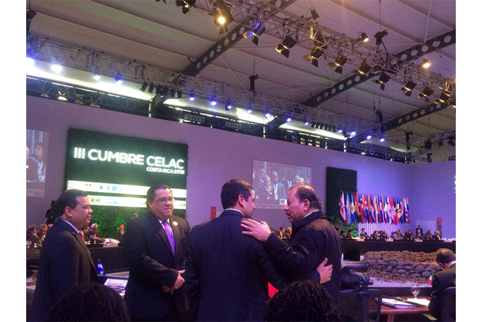 Presidente Daniel y Compañera Rosario en Costa Rica para participar en III Cumbre CELAC (VIDEO Y FOTOS)