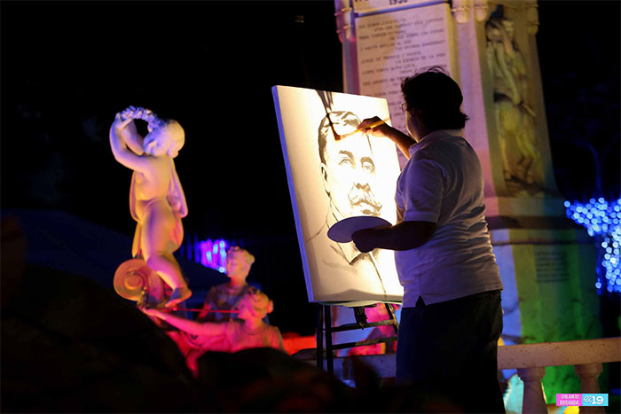 Jóvenes realizan festival cultural en homenaje a Darío