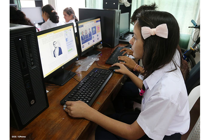 Inauguran aula de telecomunicaciones en Jinotepe