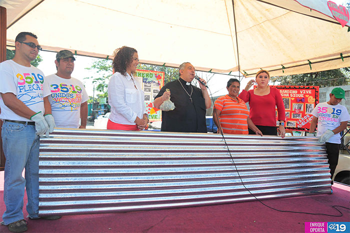 Gobierno garantiza entrega de Plan Techo a familias del Distrito IV de Managua