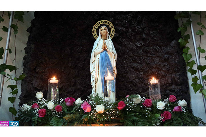 Celebran 157 años de la aparición de Nuestra Señora de Lourdes