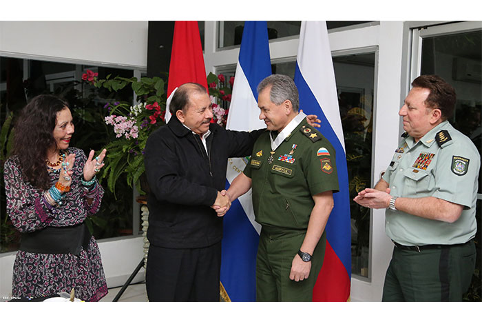 Presidente Daniel se reúne con Ministro de Defensa de Rusia