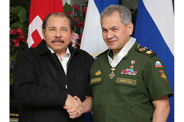 Presidente Daniel se reúne con Ministro de Defensa de Rusia