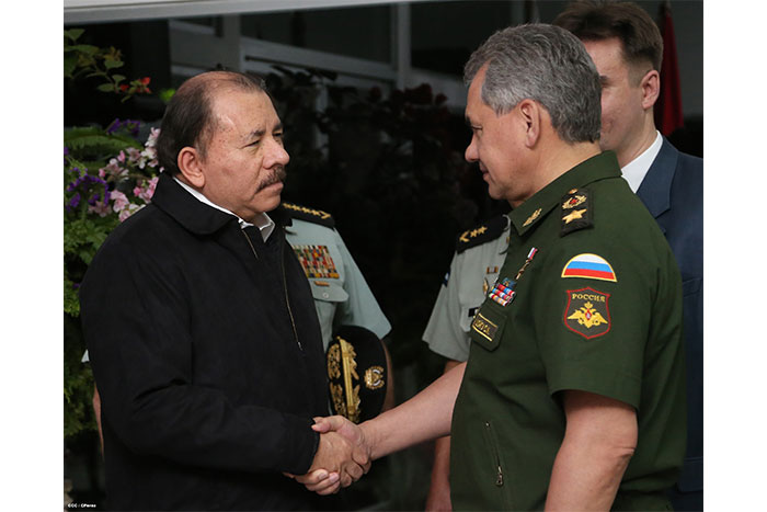 Presidente Daniel se reúne con Ministro de Defensa de Rusia