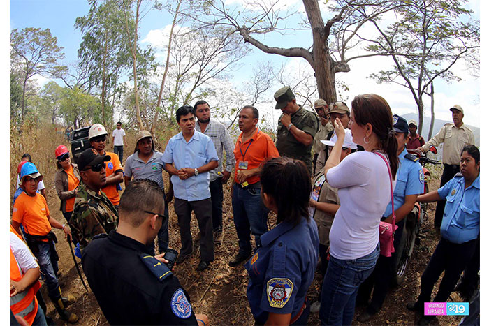 Controlan incendio en comunidades cercanas al Volcán Masaya